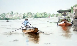 Du khách Pháp vẽ cảnh đẹp Việt Nam, gửi cho bạn bè về đất nước chống COVID-19 hiệu quả