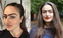 Cô gái người Đan Mạch để râu, không cạo lông mày vì lý do gây bất ngờ 