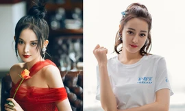 'Mỹ nhân Tân Cương' Na Trát diện váy cúp ngực gợi cảm 'đọ dáng' cùng Địch Lệ Nhiệt Ba 