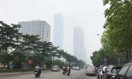 Chất lượng ô nhiễm không khí Hà Nội ở mức nguy hại