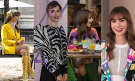 Ngắm loạt trang phục hút mắt của nàng “tắc kè hoa” Lily Collins trong "Emily In Paris 3"