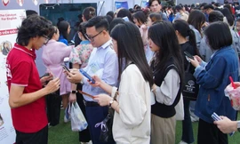 Hơn 3.000 sinh viên tìm kiếm cơ hội việc làm tại HANU Job Fair 2023