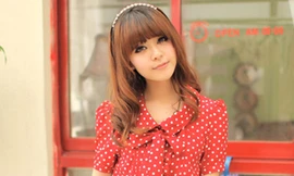 Dịu dàng họa tiết chấm bi