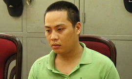 Đối tượng Hoàng Quang Nguyên tại cơ quan điều tra