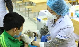 Hình ảnh Hà Nội đồng loạt triển khai tiêm vắc xin phòng COVID-19 cho trẻ