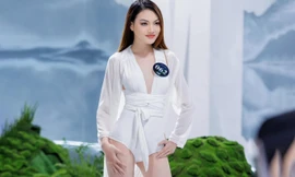 Á hậu cao 1,77 m của Hoa hậu Trái Đất Việt Nam thi quốc tế