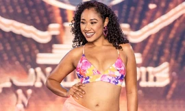 Thí sinh Hoa hậu Siêu quốc gia lộ khuyết điểm khi trình diễn bikini