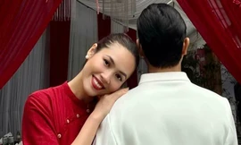 Á hậu Hoàng My phủ nhận tin kết hôn