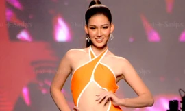 Dàn thí sinh Hoa hậu Thái Lan nóng bỏng với áo tắm trong đêm chung kết