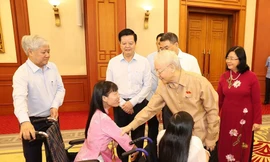 Tổng Bí thư Nguyễn Phú Trọng gặp mặt các điển hình về học tập và làm theo gương Bác