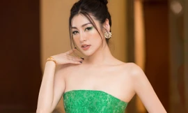 Á hậu Tú Anh khoe vai trần, đọ sắc Minh Tú, Diệp Lâm Anh