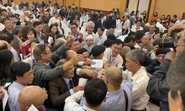 Hội Nhà văn Việt Nam nhiệm kỳ X (2020-2025) bầu ra Ban Chấp hành mới gồm 11 thành viên. Ảnh: Kỳ Sơn 