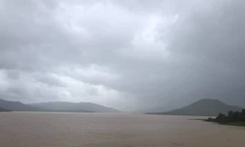 Hồ chứa công trình Thủy lợi – Thủy điện Quảng Trị. Ảnh: NB&CL 