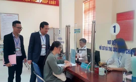 Đoàn kiểm tra Sở VH-TT đi kiểm tra thực hiện Quy tắc ứng xử tại địa phương