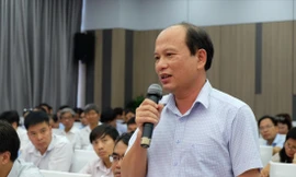 Đại biểu phát biểu tại hội nghị. Ảnh: Nghiêm Huê