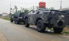 Xe cấp cứu sẵn sàng làm nhiệm vụ cứu hộ cứu nạn