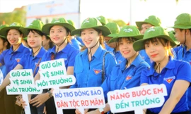 Luật thanh niên 2020 quy định vai trò, trách nhiệm của thanh niên làm cơ sở pháp lý cho thanh niên rèn luyện, tu dưỡng... Ảnh: Xuân Tùng