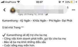Kumanthong được bày bán tràn lan trên cộng đồng mạng