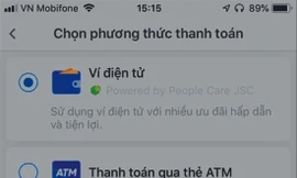 Thông báo lỗi từ app VinID dù người mua đã đi đến bước thanh toán cuối cùng 