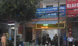 Công an khám xét trụ sở Công ty Phúc Cường tại TP Thái Bình do Nguyễn Văn Cường làm giám đốc