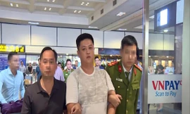 Đối tượng Nguyễn Lê Thanh Tú, cầm đầu nhóm lừa đảo. Ảnh: Công an Phú Thọ