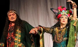 NSƯT Thành Lộc và NSƯT Hữu Châu trong​Mơ giấc tình tình