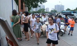 Học sinh thi vào Trường THPT Chuyên Hà Nội Amsterdam