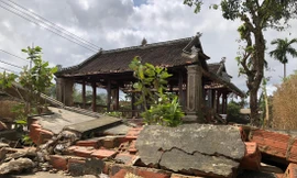 Ngôi nhà thờ dòng họ Võ mà Đại tướng tâm huyết cũng thiệt hại nặng nề 