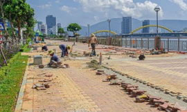 Phố đi bộ ven sông Hàn sắp khai trương