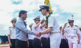 Tàu huấn luyện Suzunami của Nhật Bản cập cảng Đà Nẵng