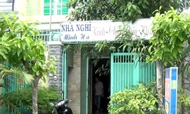 Nhà nghỉ Minh Hà, nơi Luận bắt cóc, nhốt con tin