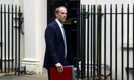 Ngoại trưởng Anh Dominic Raab. Ảnh: Reuters.