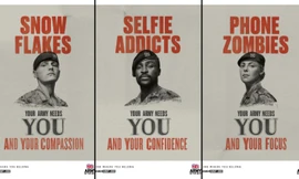 Tranh cổ động nhập ngũ của Quân đội Anh, nằm trong chiến dịch kêu gọi mọi thanh niên Anh sẵn sàng nhập ngũ