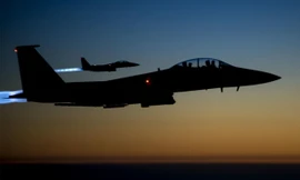 Máy bay F-15E Strike Eagles, một trong những loại máy bay chủ lực trong các cuộc không kích IS
