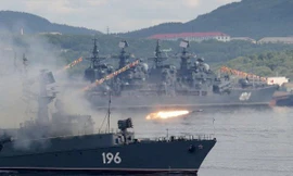 Ảnh: Tàu chiến của Nga