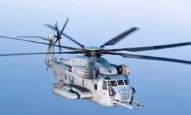 Một chiếc máy bay MH-53E.