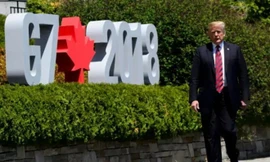 Tổng thống Mỹ Trump tại Canada. (Nguồn: cbc.ca)