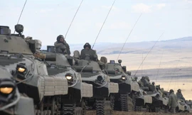 Xe chiến đấu bộ binh Nga tham gia diễn tập quân sự