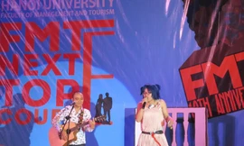 Cặp đôi thầy trò cực nhắng nhít được khán giả cổ vũ nhiệt tình