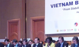 Phó Thủ tướng Vũ Văn Ninh tham dự và phát biểu tại VBF Ảnh: Phong Cầm