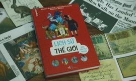 Ảnh chụp sách "Lịch sử thế giới qua truyện tranh" 