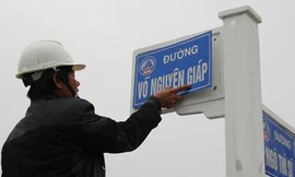 Đà Nẵng: Gắn biển đường mang tên Đại tướng