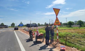 Khắc phục bất cập dọc tuyến đường dẫn lên cao tốc ở Hà Tĩnh để giảm tai nạn