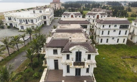 Cảnh ngổn ngang ở dự án biệt thự gần 400 tỷ cạnh bãi biển Hà Tĩnh