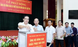 Hà Tĩnh quyên góp hơn 46 tỷ đồng ủng hộ đồng bào vùng lũ phía Bắc