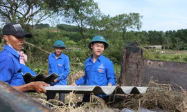 Tuổi trẻ Hà Tĩnh tổng kết đợt thi đua cao điểm hỗ trợ dự án đường dây 500kV mạch 3