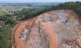 Gỡ vướng các mỏ vật liệu phục vụ cao tốc Bắc - Nam qua Hà Tĩnh 