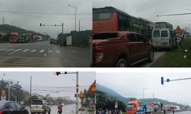 Hà Tĩnh: Tài xế bất an vì đèn tín hiệu giao thông chập chờn khi... mưa