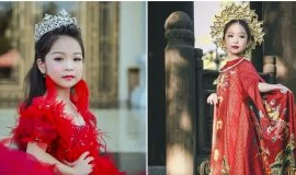 Cô bé Việt Nam 6 tuổi trở thành tân Hoa hậu nhí Á Âu 2018