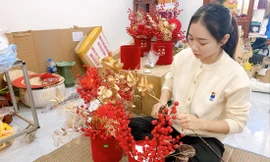 Sinh viên kiếm tiền thời Tết